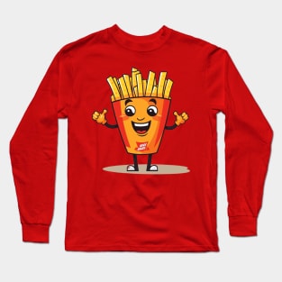 kawaii french fries T-Shirt cute  gilrl Long Sleeve T-Shirt